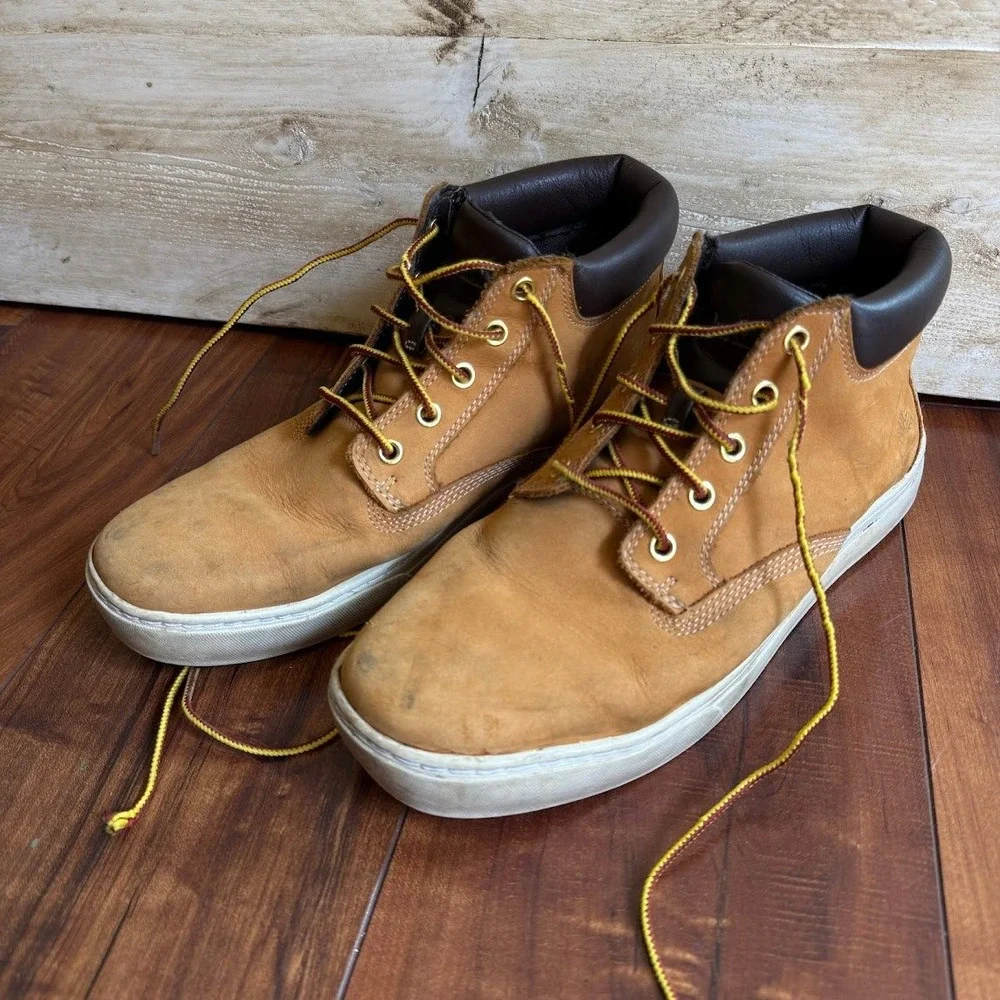 Timberland‎ Maple Grove Leather Chukka 'Wheat Nubuck' Boots Mens 8